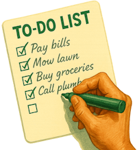 Woman overwhelmed by packages