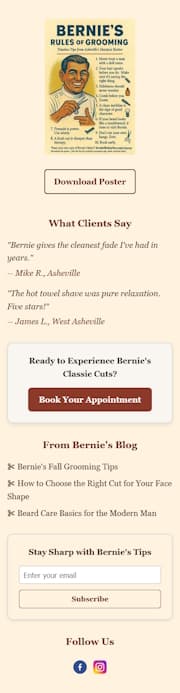 responsive website design calls to action for cellphones
