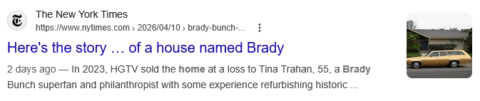 nostalgia appeal headline for a very specific audient example