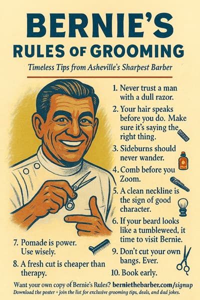 Business card example for Joe Web Design in Asheville, used in content marketing and branding case study