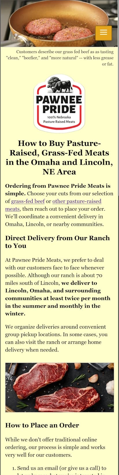 redesigned mobile layout