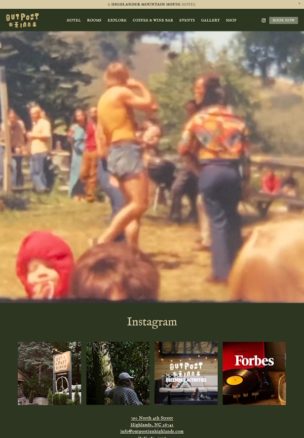 outpost inn 1960s video