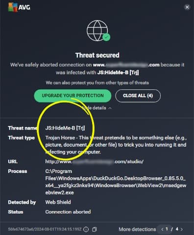 wordpress virus alert wordpress virus alert